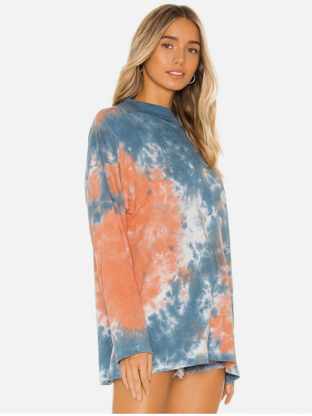 Free People Women's Be Free Tie Dye tee large